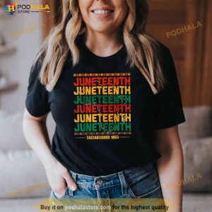 Juneteenth 19th 1865 Black History African America Men Women Shirt 3