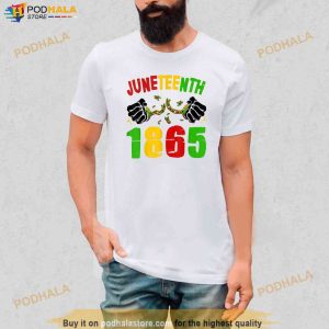 Juneteenth 19th 1865 Pride Black African American Women Men Shirt 2