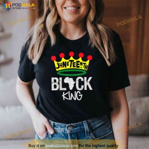Juneteenth Black King Black Power Black History Month Shirt 3