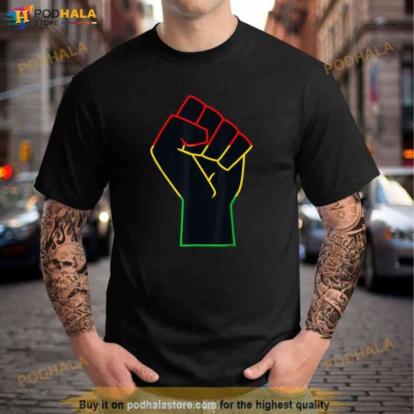 Juneteenth Celebrates Black African American Freedom Fist Shirt