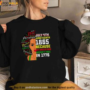 Juneteenth Celebrating Black Freedom 1865 African American Shirt