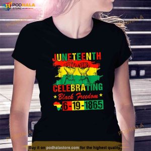 Juneteenth Celebrating Black Freedom 1865 Freedom Shirt 2