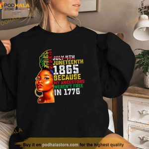 Juneteenth Celebrating Black Freedom 1865 Women African Shirt