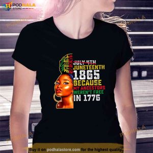 Juneteenth Celebrating Black Freedom 1865 Women African Shirt 2