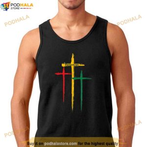 Juneteenth Cross Christian African Black Freedom Day 1865 Shirt 2