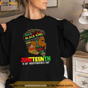 Juneteenth Is My Independence Day Black King Fathers Day Trending Shirt 3