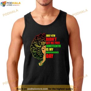 Juneteenth Is My Independence Day Queen Women Black History Shirt