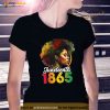 Juneteenth Is My Independence Day Shirt Womens Black Pride Shirt