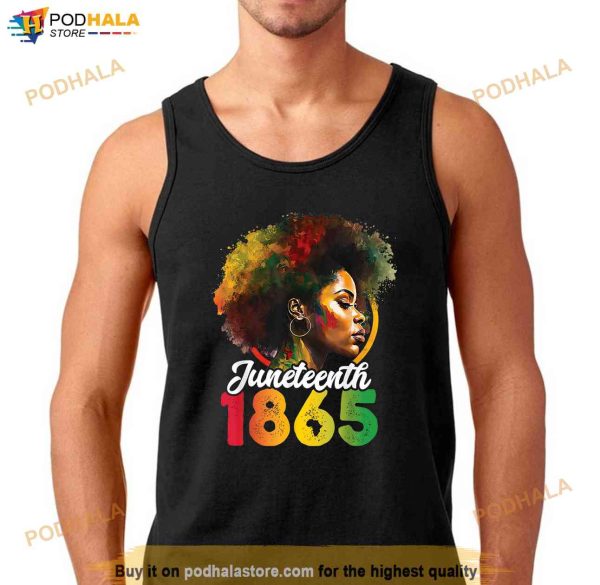 Juneteenth Is My Independence Day Shirt Womens Black Pride Shirt