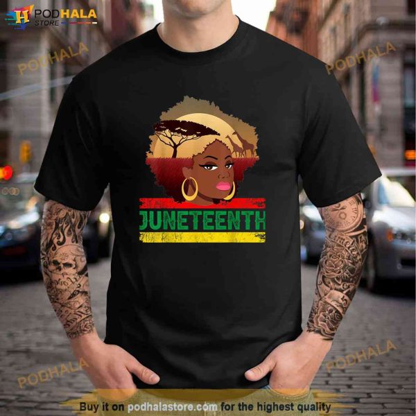 Juneteenth Shirt Women African Pride Shirt