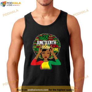Juneteenth Shirt Women Queen African American Black Afro Shirt 2
