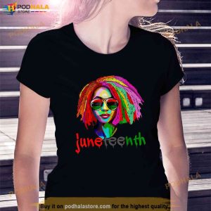 Juneteenth tshirt Women African Black Queen Afro Dope Shirt
