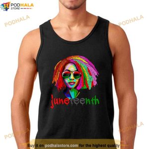 Juneteenth Tshirt Women African Black Queen Afro Dope Shirt 2