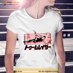 Kanji Design Lara Croft Tomb Raider Shirt