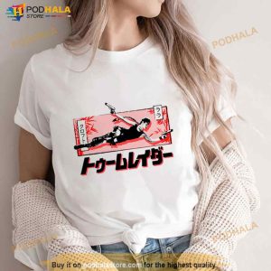 Kanji Design Lara Croft Tomb Raider Shirt 2