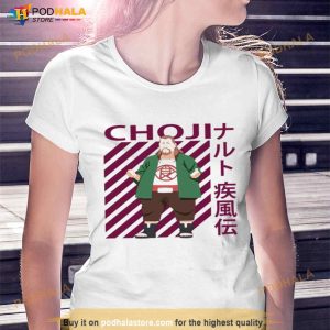 Kanji Graphic Choji Akimichi Naruto Shippuden Shirt 2