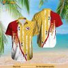 Kansas City Chiefs Hawaiian Button Down Shirt, Us Flag Summer Beach Hawaii Shirt