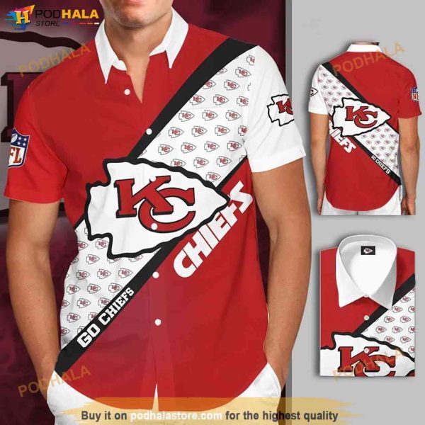 Kansas City Chiefs Hawaiian Shirt, Go Chiefs Button Down Shirt For Fans