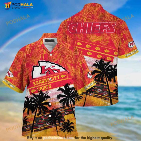 Kansas City Chiefs Logo Hawaii 3d Shirt, Tropical Summer Beach Vacation Gift