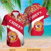 Kansas City Chiefs Logo Team Hawaiian Shirt, Men's Summer Beach Tee