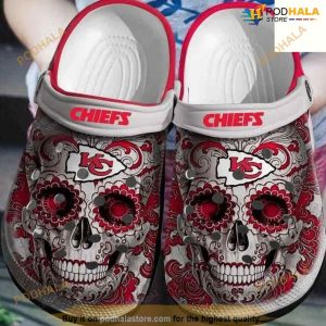 Kansas City Chiefs On Red Crocsband Clog Comfortable Water Shoes