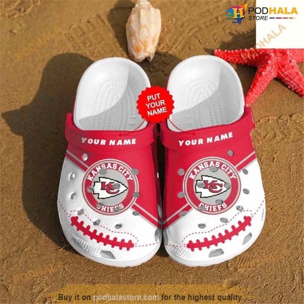 Kansas City Chiefs Personalized Custom Crocs Clogs Football