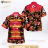 Kansas City Fan Football Love Chiefs Hawaiian Shirt, Peace Red Button Shirt