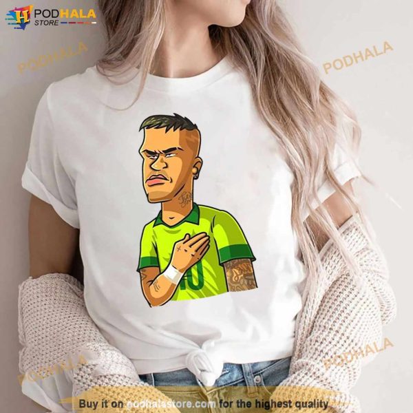 Keep Calm And Support Brazil Funny Meme Neymar Shirt