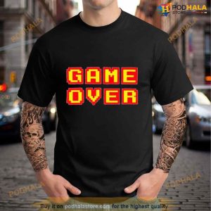 Keith Gill Game Over Retro Video Games Gaming Shirt