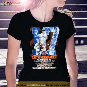 Keith Hernandez New York Mets 1983 1989 Thank You For The Memories Signature Shirt
