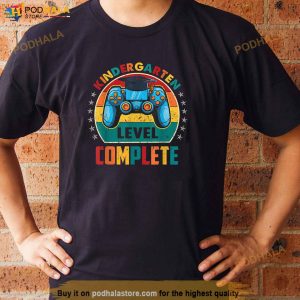 Kindergarten Level Complete Graduation Class 2023 Gamer Boys Shirt 2