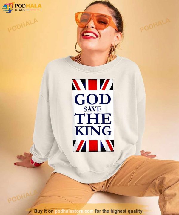King Charles III God Save The King Royal Coronation T Shirt