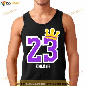 King Lebron James Jersey Number La Lakers Shirt