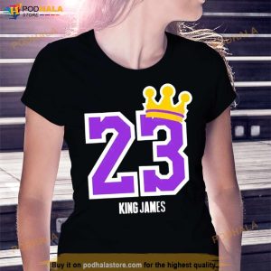 King Lebron James Jersey Number La Lakers Shirt 2