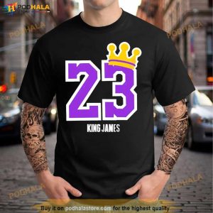 King Lebron James Jersey Number La Lakers Shirt 3