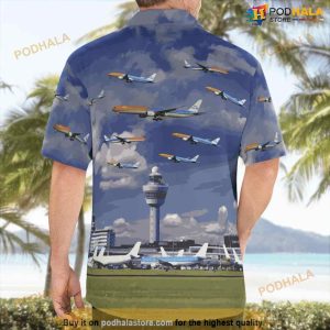 Klm Boeing 777 Orange Pride Livery Hawaiian Shirt Outfit 2
