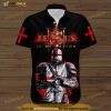 Knights Templar Jesus Funny Hawaiian Shirt, Tropical Shirt For Men