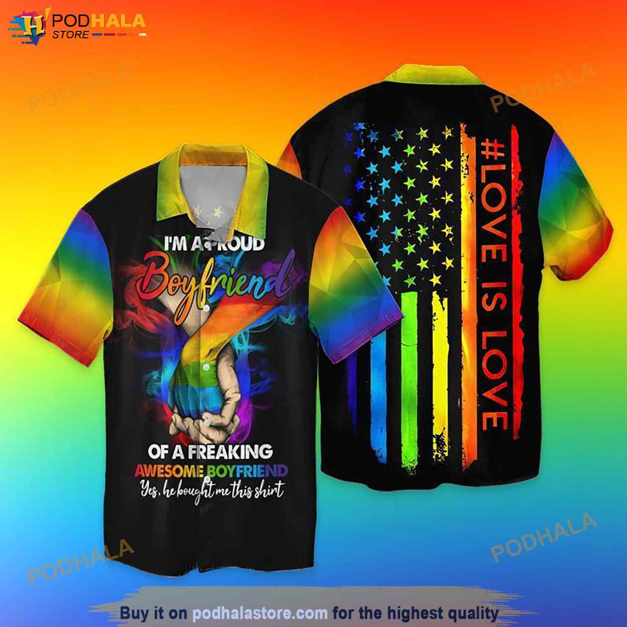 LGBT American I Am A Proud Boyfriend Of A Freaking Awesome Boyfriend Yes He Bought Me This Funny Hawaiian Shirt LGBT American I Am A Proud Boyfriend Of A Freaking Awesome Boyfriend Yes He Bought Me This Funny Hawaiian Shirt