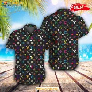 LV Multicolor Louis Vuitton Hawaiian Shirt, Tropical Shirt for Women Men