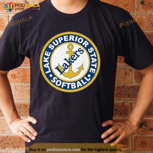 Lake Superior State Softball Logo Shirt 2