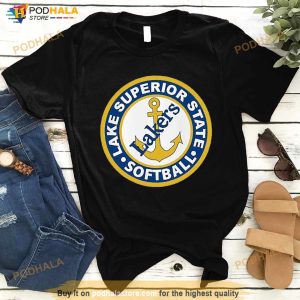 Lake Superior State Softball Logo Shirt 3