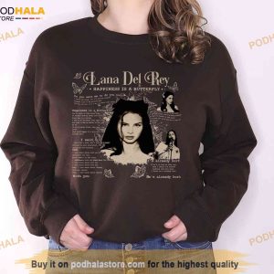 Lana Del Rey Shirt Happiness Is A Butterfly Vintage Lana Del Rey Tour 2023 Merch 2