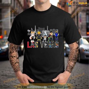 Las Vegas Skyline Sports Teams Mascots Shirt