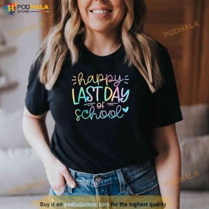 Last Day of School Shirt Tie Dye School Graduation Gifts Shirt