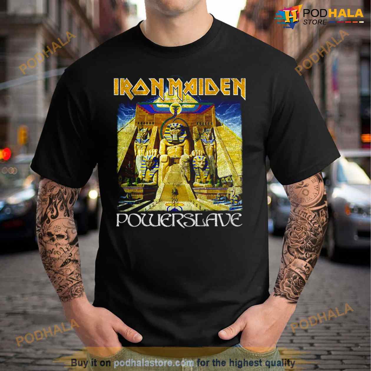 Legacy Collection Powerslave Album Iron Maiden Shirt - Bring Your Ideas,  Thoughts And Imaginations Into Reality Today