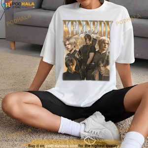 Leon Vintage Shirt, Leon Residence Evil Shirt, Horror Game Tee