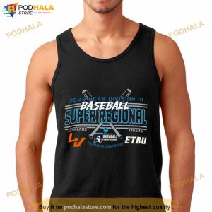 Leopards Vs Tigers 2023 Ncaa Division Iii Baseball Super Regional The Road To Cedar Rapids Shirt 3