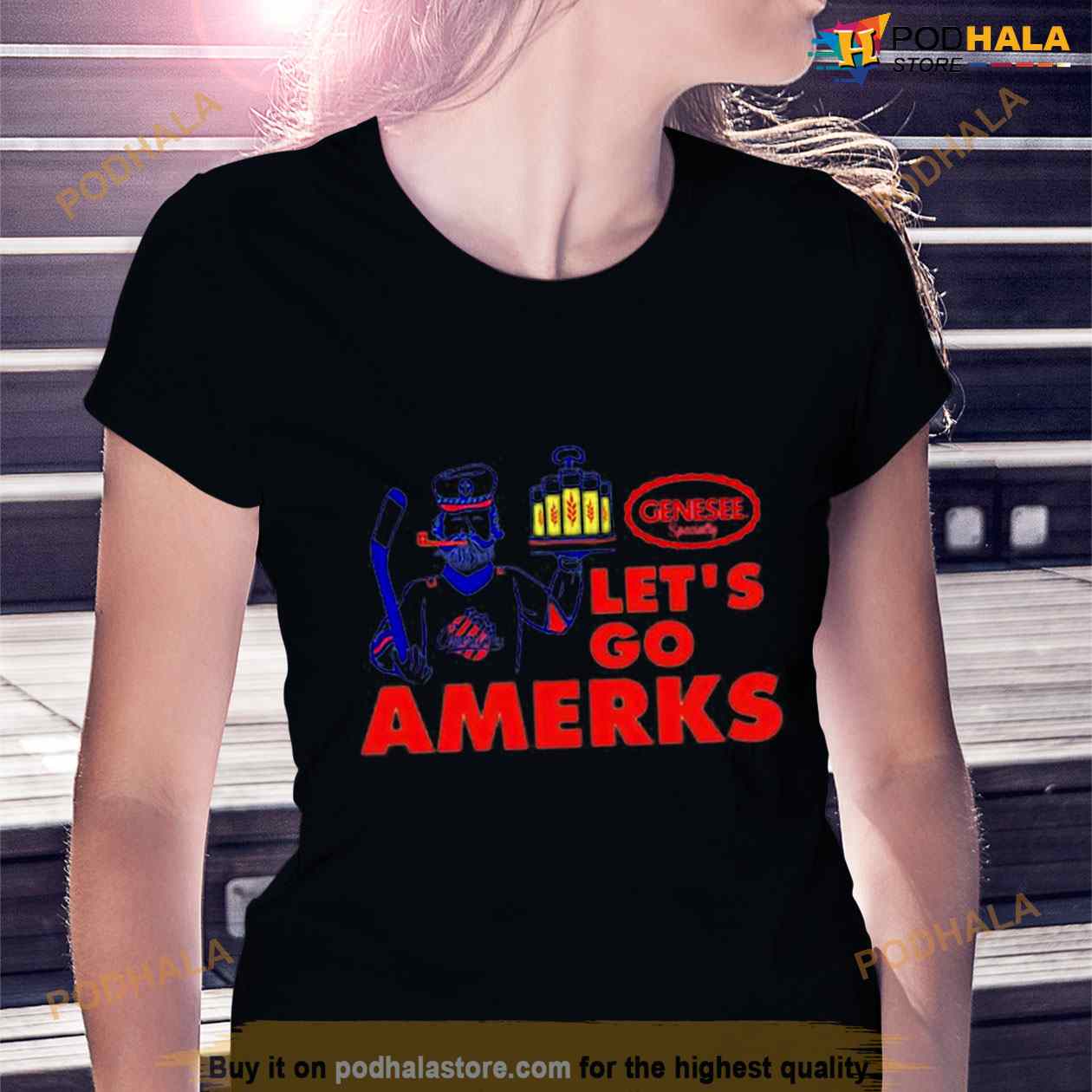 Let’s Go Amerks Genesee Specialty T Shirt Let’s Go Amerks Genesee Specialty T Shirt