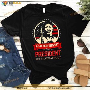 Let That Hate Out Dave Chappelle Clayton Bigsby Shirt 3