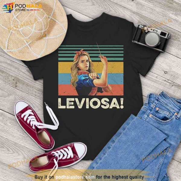Leviosa Vintage Shirt, Hermione Lovers Fan Shirt, Gift For Harry Potter Fans